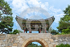 Naksansa Korean Buddhist temple complex in the Jogye order in Gangwon Province South Korea