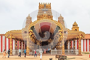 Entrance to Nallur Kandaswamy temple Kovil - Jaffna Sri Lanka