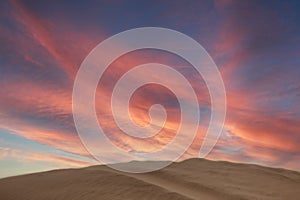 Nam Cuong sand dunes sunset