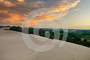 Nam Cuong sand dunes sunset