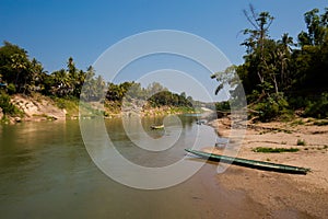 Nam Khan river Luang Prabang