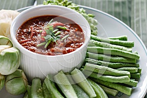 Nam Prik Aong (thai name) (Northern Thai Meat and Tomato Spicy D