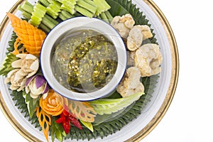 Nam Prik Num (Northern Thai Green Chilli Dip)