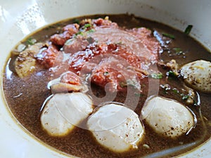 Nam Tok Pork Noodle  in Thailand