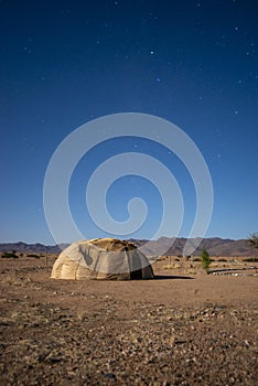 Nama tribe hut photo