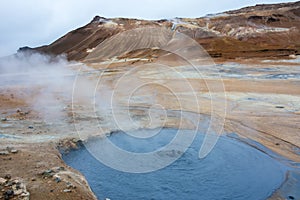 Namafjall Hverir geothermal area in North Iceland