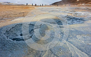 Namafjall Hverir geothermal area in North Iceland