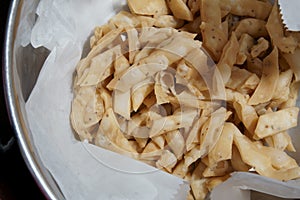 Namak para - an Indian snack