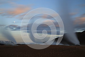 Namaskard, NÃ¡mafjall geothermal area near Lake Myvatn and Reykjahlid,Iceland