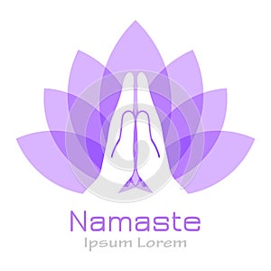 Namaste hand sign