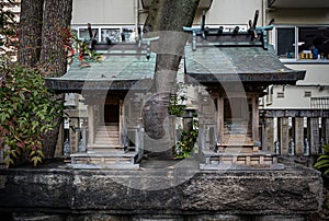 Namba Yasaka-jinja one of Osaka’s most distinctive places of worship with gigantic lion head-shape building