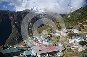 Namche Bazaar - Everest village photo