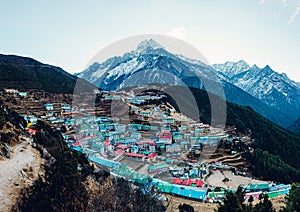 Namche Bazaar in Nepal