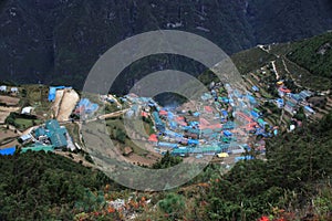 Namche Bazaar, Solukhumbu Nepal photo