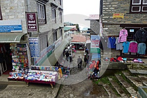 Namche Bazaar town center, Everest Base Camp trek, Nepal