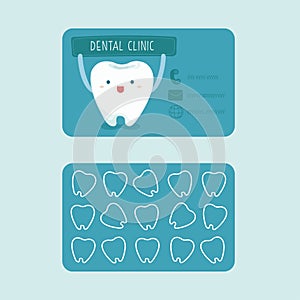 Name card of dental clinic