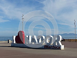 Nador morocco large city at african coast. Monument photo