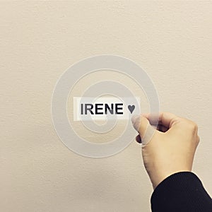 The name Irene