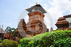 The name of the Menara Kudus Mosque. This mosque is a legacy of one of the Wali Songo.