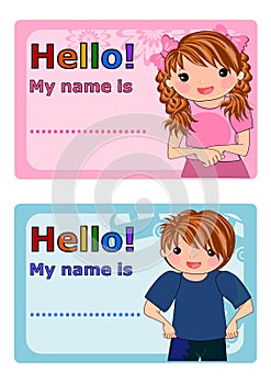 Name Tags for Kids