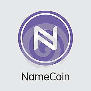 Namecoin - Cryptocurrency Colored Logo.