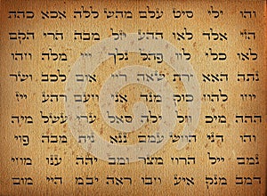 Names of God photo