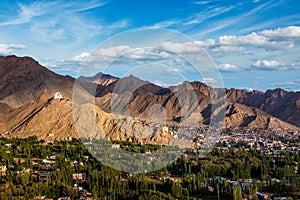 Namgyal Tsemo gompa and fort. Ladakh, India