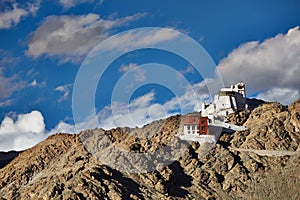 Namgyal Tsemo gompa and fort. Leh, Ladakh,