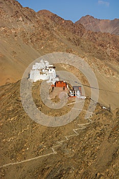 Namgyal Tsemo Gompa in Leh, Ladakh, India photo