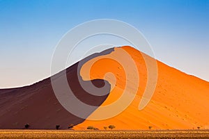 Namib Desert, Sossusvlei at sunset