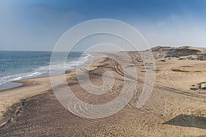 Namibe Desert Beach. Angola. Desert beach