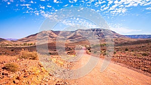 Namibia, Hardap region, Namib Desert East of the Namib Naukluft National Park towards Sossusvlei, Zaris pass.