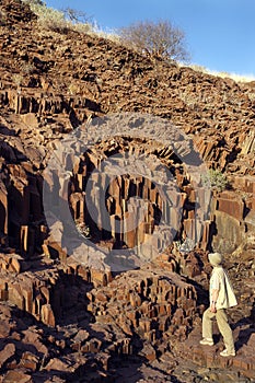 Namibia - Organ Pipes Landmark - Damaraland photo