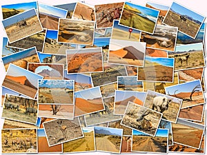 Namibia pictures collage