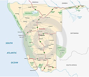 Namibia road map