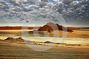 Namibia - Sossusvlei area - Aerial view from a Microlight