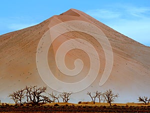 Namibian dusty dunes