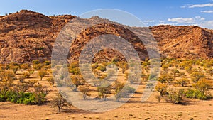 Namibian landscape Damaraland, homelands in South West Africa, Namibia