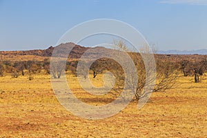 Namibian landscape Damaraland, homelands in South West Africa, Namibia