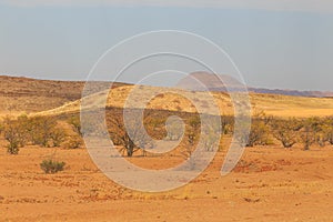 Namibian landscape Damaraland, homelands in South West Africa, Namibia