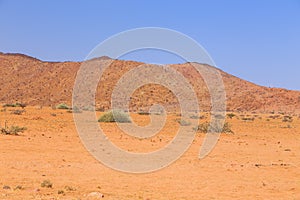 Namibian landscape Damaraland, homelands in South West Africa, Namibia photo