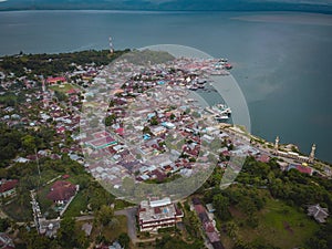 Namlea City in Buru Island, Maluku