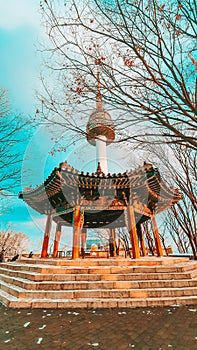 Namsan Seoul Tower in South Korea