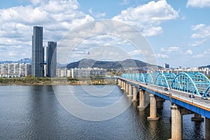 Namsan tower and han river