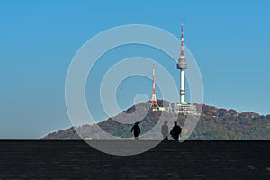 Namsan Tower in Seoul,South Korea.