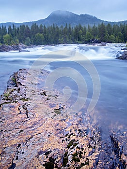 Namsen river by Namsskogan, Norway