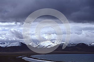 Namtso lake, cloud