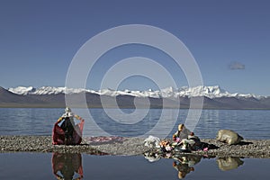 Namtso Lake in Tibet