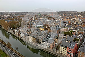 Namur city from the citadel