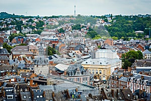 Namur skyline, Wallonia, Belgium.